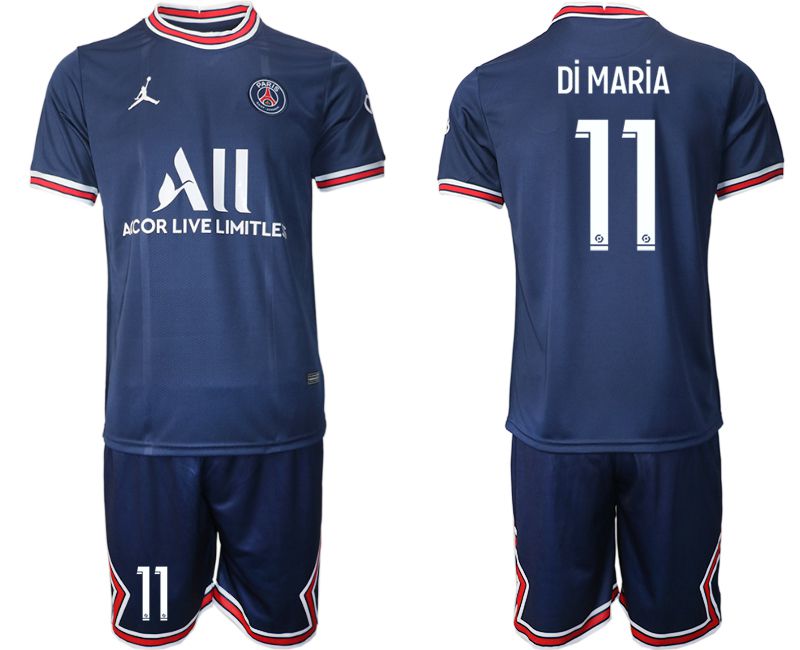 Men 2021-2022 Club Paris St German home blue #11 Soccer Jersey->paris st german jersey->Soccer Club Jersey